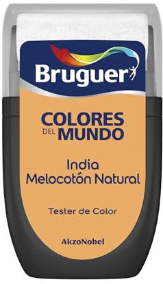 Bruguer Tester Colores del Mundo Pintura para paredes monocapa India Melocotón Natural