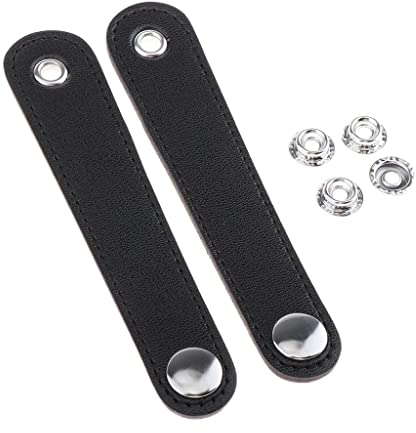 Sharplace Generic Balghalter Riemen Akkordeon Balg Ersatzteile Riemen, Schwarz, Mittenabstand 10cm