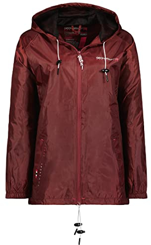 Geographical Norway Boat Lady - Veste Coupe Vent Femme Outdoor - Blouson Manches Longues Femmes - Manteau Tactique (Bordeaux M Taille 2)