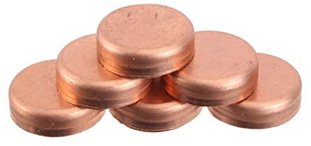 DOITOOL 10stücke Kupfer-dichtkappen Für Schweiß Kühltechnik Langlebige Blockierabdeckungen Für Sanitär Kälteanlagen Glatte Oberfläche Für Wartung Und Montage