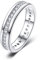 JewelryPalace Ringe Frauen Eheringe Ring Silber 925 Damen, Zirkonia Silberringe Trauringe Damenring Vorsteckring Hochzeitsringe Antragsring Memoirering Ewigkeitsring Ringe Set, Damen Schmuck 53