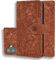 Vkooer Funda para Samsung Galaxy S23 Carcasa con Tapa Funda Protectora de Cuero PU Teléfono Móvil Billetera Case con Bolsillo y Magnética para Galaxy S23 5G Smartphone, Marrón