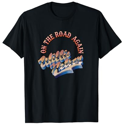 Offizielles Willie Nelson On The Road Again T-Shirt