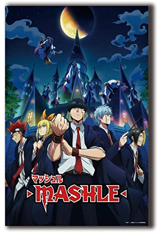 XIHOO Mashle Magic and Muscles Poster für Heimdekoration, Wandkunst, 28 x 43 cm, rahmenloses Geschenk