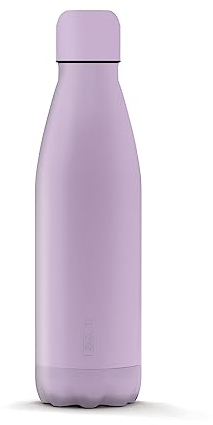 THE STEEL BOTTLE - Bouteille thermique en acier inoxydable, isolation sous vide à double paroi, capacité 500 ml, fermeture hermétique, bouteille d'eau portable (Pastel Purple)