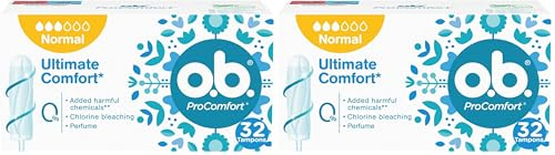 O.B. Procomfort Normal Tampón 32 Uds (Packung mit 2)