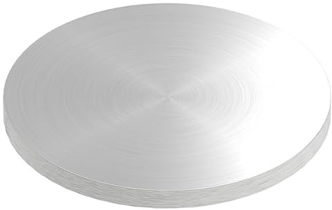 Fenau - Ronde - Maße: Ø 120 x 8 mm - aus V2A (Edelstahl) - Stahl-Platte/Stahl-Ronde ohne Lochung - ideal für Anpunkten/Schweißen