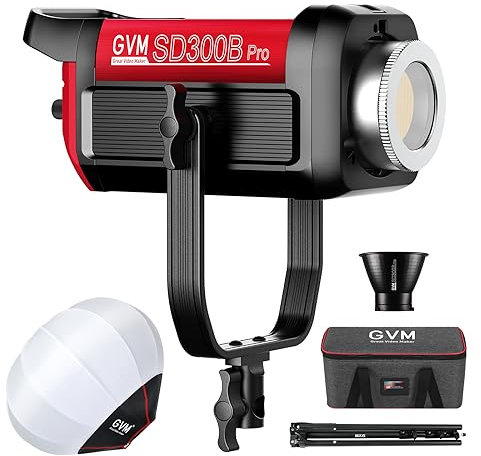 GVM 300 W Fotografie Beleuchtung Bi-Color Video Licht mit Bowens-Mount Laterne Softbox und Ständer CRI 97+ CCT 2700K ~ 6800K 12 Beleuchtungsszenen App Steuerung Studio Lichter für Fotografie