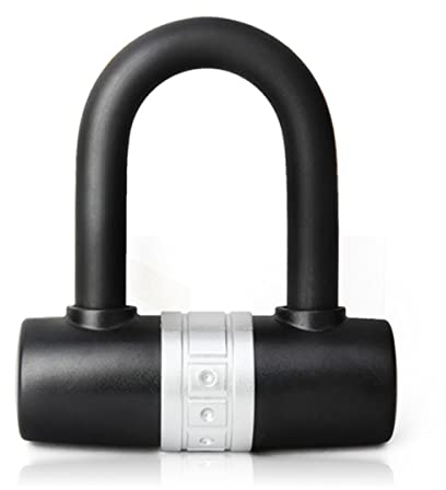 WANLIAN Bike Disc Lock,Heavy Duty Anti-Theft Bicycle ULock, Small U-Lock 14 mm Shackle with Keys,High Security Mini U-Lock,Alloy Steel,Ideal for Motorcycles/Bicycle
