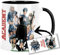 Police Academy Steve Guttenberg Tasse Innen & Henkel Schwarz Keramikbecher Mug