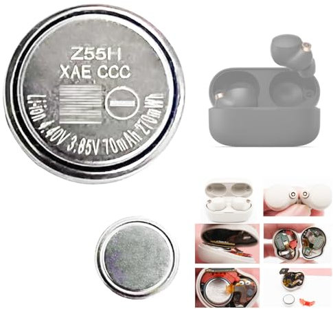 < Nouvelle Mise à Niveau en 2024 > Aousavo (1 pièce) Z55H Batterie de Rechange Z55H Compatible avec WF-1000XM4 WF1000XM4 WF-SP900 Série Z55H CP1254 (1 pièce) WF-1000XM4