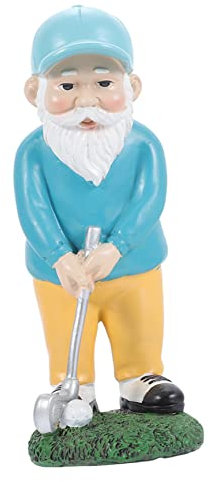 Yardenfun Garten Golf GNOME Statue Lustiger Gartenzwerg Für Outdoor Deko Und Innenräume Für Und Terrasse Einzigartiges Verschönerung Ihres