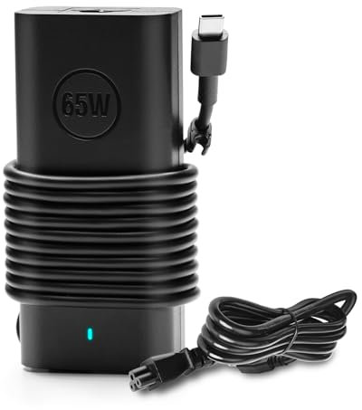 65W USB C Charger Fit For Dell Latitude 11 12 13 14 15 5330 5420 5520 7275 7370 7430 7520 Xps 12 13 9250 9310 9315 9365 Inspiron 12 13 14 7306 7415 7420 7425 7435 2-in-1 Chromebook 3110 5190 Laptop