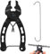 LEIBOCHAO Pince à Chaîne de Vélo, Chain Plier Chaînette Manquante 2 en 1 Opener Closer Remover, Pince à Maillon de Bicyclette Portable avec Crochet Chaîne pour Vélo Route/Montagne