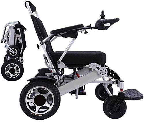 Elektrischer Rollstuhl, faltbar, leicht, Deluxe, Mobilitätshilfe, Doppelmotor, Doppelbatterie, tragbar, 250 W motorisierter Rollstuhl