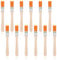 ZEYIYER 12 PCS Small Paint Brush, 0.5 Inch Width Soft Bristle with Wood Handle Trim Painting Brush Tool for Touch up Painting Wall Door Cabinets Fences Furniture
