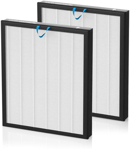 Vital 200S - Filtro de repuesto compatible con LEVOIT Vital 200S Air Purifie-r, 3 en 1 H13 grado True HEPA, filtro de repuesto de carbón activado de alta eficiencia Vital 200S-P, paquete de 2