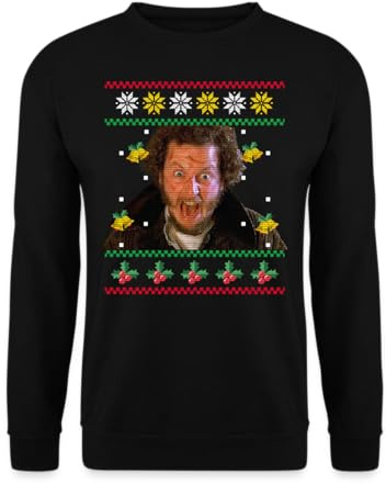 Unibly Marv Kevin Allein zu Haus - Weihnachten Ugly Sweater Weihnachtspullover