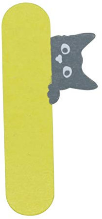 Holzbuchstaben bunt Tür Katzenmotiv Buchstaben Klebepads Taufe Geburt Dekoration Wände Kinderzimmer Wohnung Personalisierbare Buchstaben Handgefertigte (Gelb, I)