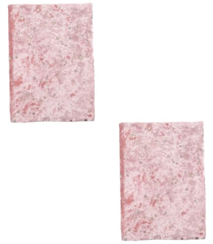 TEHAUX 2stücke Handgefertigte Buchhülle Samt Schützende Buchumschläge Für Notizbücher Taschenbücher Und Lehrbücher Dekorative Buchschoner Für Buchliebhaber