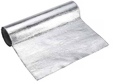CaFfen DäMmmatte Auto Auto-Hitzeschutzfolie, Isoliermatte, Selbstklebende Aluminiumfolie Isolierung FüR Autos(30cmx60cm)