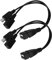 Veemoon 2 Piezas Adaptador Micro USB USB Cable Divisor Otg Compatible con Fire Stick y Classic para Tablet y Smartphone