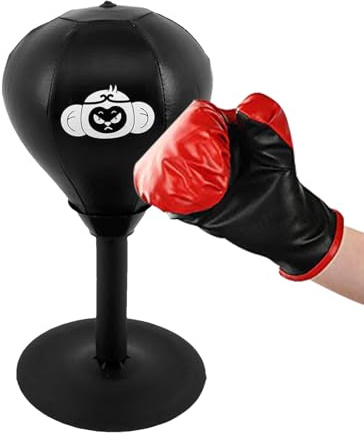 Yonuaret Schreibtisch Boxsack für Erwachsene | Coole Gadgets Wand Boxball | Stabiler und dauerhafter Tisch Boxsack - Für Wand Und Tisch Für Männer Kinder Mädchen Teenager Erwachsene