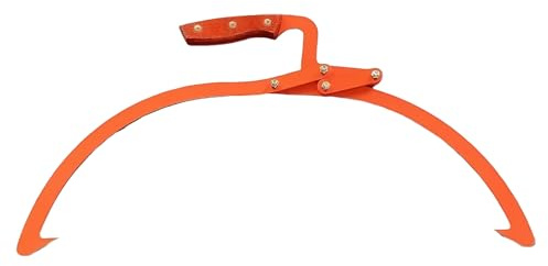 Pince forestière pour déplacer le bois, crochet à griffes en métal antidérapant, outil de transport du bois, pour cheminée, camping, manutention du bois, levage, transport forestier, travail du bois