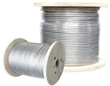 Drahtseil 100 Meter 304 Edelstahl 0,5/0,6/0,8/1/1,2/1,5/2 mm Stahl PVC-beschichtetes flexibles Drahtseil weiches Kabel transparente Wäscheleine(2mm 7x7)