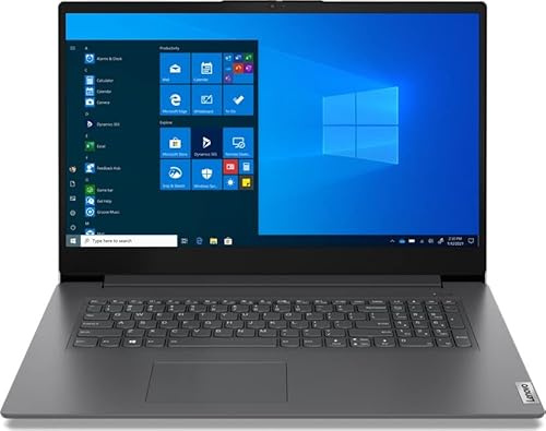 Lenovo (17,3 Zoll FullHD Notebook (Intel Core i3 1005G1 4-Thread CPU 3.40 GHz, 8GB DDR4, 256 GB SSD + 1000 GB HDD, Intel UHD, HDMI, Webcam, Bluetooth, USB 3.0, WLAN, Windows 11 Prof. 64 Bit) #6841