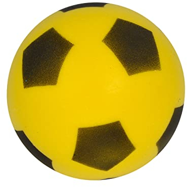 Simba 107350017 - Softball, 3-Fach Sortiert, es Wird nur EIN Artikel geliefert, blau, rot, gelb, 10cm
