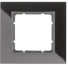 Hager B7 – Rahmen 1 Element Glas anthrazit