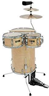 Dimavery CDS Cocktail Schlagzeug, maple | 5-teiliges Cocktail-Schlagzeug-Set, ideal für kleine Bühnen