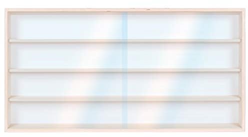 Alsino V-60.4A Vitrine Spur HO & N, Regal H0 60 cm 4 Fächer mit Nuten