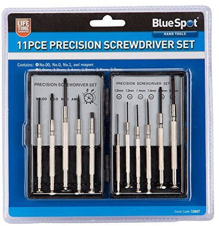 Blue Spot Tools 12607 B/SPOT Precision Screwdriver Set (11-Piece)