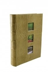 Erno Kenia Fotoalbum grün 29x32cm 60 beige Seiten