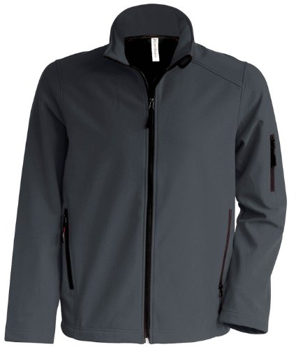Kariban Mens Contemporary Softshell 3 Layer Performance Jacket (M) (Titanium)