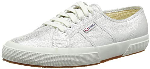 SUPERGA 2750 Lamew, Scarpe da Ginnastica Basse Donna, Grey Silver, 37.5 EU