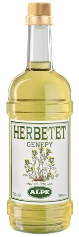 Herbetet Genepy Alpe cl 70 liquore alpino della Valle d'Aosta vol. 38%