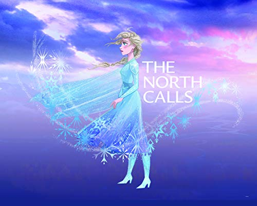 Komar Disney Wandbild Frozen ELSA The North Calls | Kinderzimmer, Babyzimmer, Dekoration, Kunstdruck | ohne Rahmen | WB073-50x40 | Größe: 50 x 40 cm (Breite x Höhe)