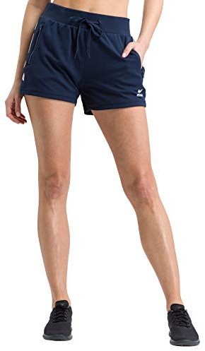 Erima Damen Squad Kurze Trainingsshort (1152007), New Navy/Silver Grey, 38