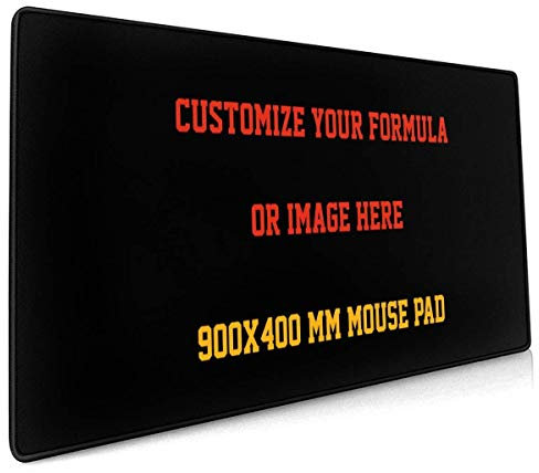 Naispanda Tapis de Souris Gaming,Tapis de Souris 900x400x3mm Grand Tapis de Souris Gamer pour PC Hydrorésistant avec Base en Caoutchouc Anti-Glissant Formule Mathématique A Personnaliser