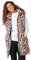 Roman Originals Quilted Gilet with Hood for Women UK Ladies Sleeveless Coat Hooded Jacket Padded Bodywarmer Winter Lightweight Warm Autumn Funnel Neck Longline Soft Bubbly - Coral - Size 12