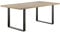 i-flair Esszimmertisch Macon 200x100 cm Kufentisch Holztisch Esstisch Kufengestell Tisch mit Tischplatte und Kufen - Eiche + Industrial