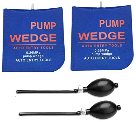 WANYI Montagekissen Luftkissen Pneumatikspanner Air Pump Wedge Spreizkissen Auto Fenstermontage Belastung bis 300 kg (2 Stück)
