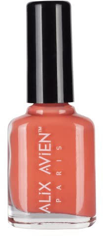 Alix Avien Paris, Nail Polish Fast Drying Long Lasting, Shade Fast Drying Long Lasting, Shade 65 Coral