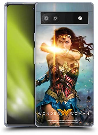 Head Case Designs Offizielle Wonder Woman Movie Bracelets of Submission Poster Soft Gel Handyhülle Hülle kompatibel mit Google Pixel 6a