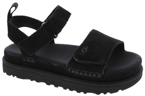 UGG Femme W GOLDENSTAR Sandals, Black, 38 EU