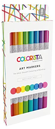 Spectrum Noir Colorista Art Markers - Pack of 8 - Brilliant Hues