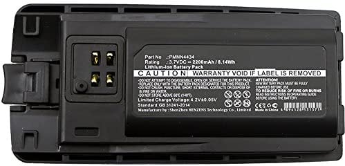 SCESMIA Replacement Battery for Motorola RMM2050 RMU2040 RMU2080 RMU2080d RMV2080 XT220 XT420 PMNN4434 PMNN4434A 3.7V/2200mAh